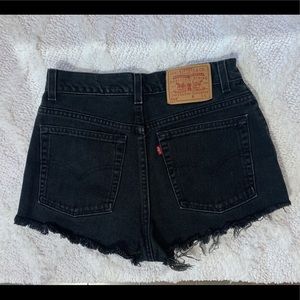 Black Levi Shorts